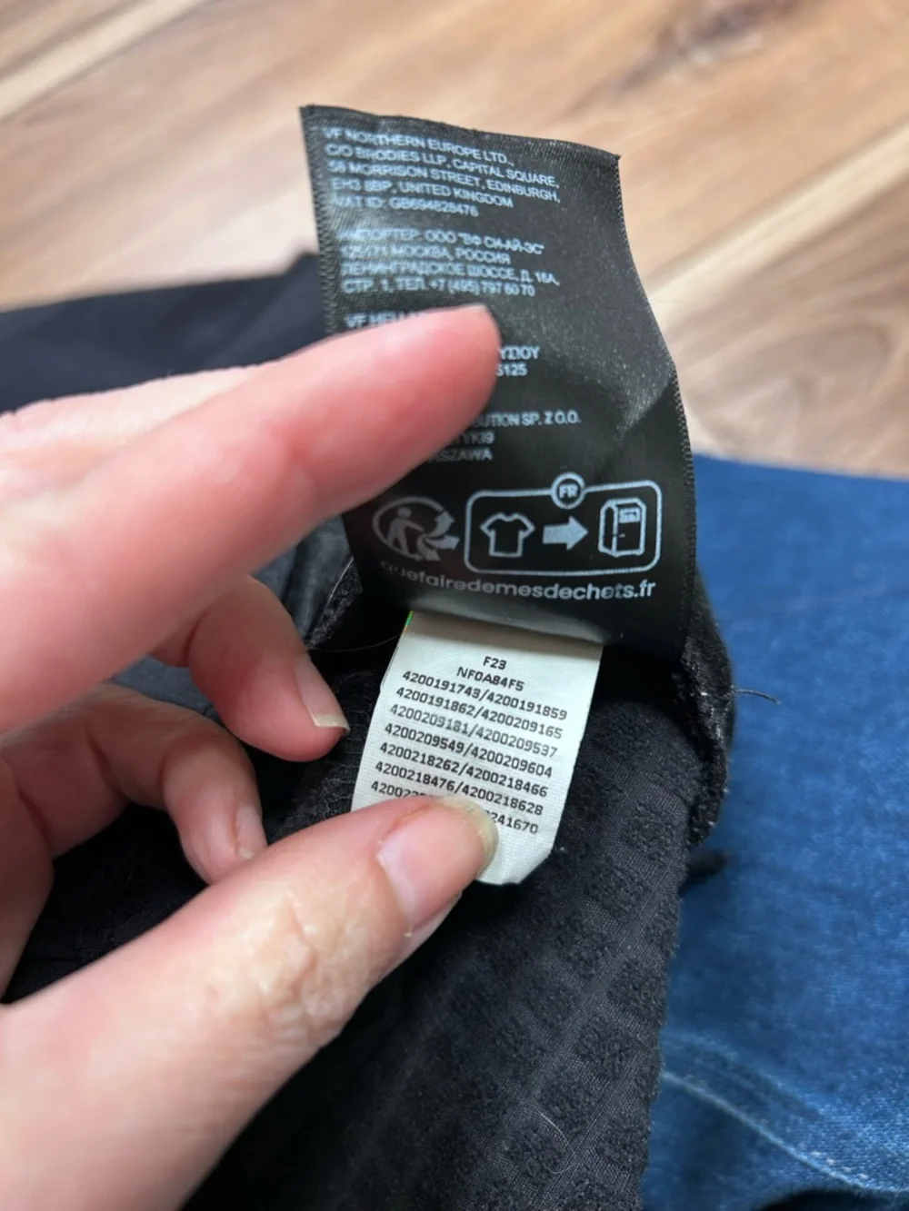 North Face women’s tekware grid fleece pants size large pull on water resistant - Picture 7 of 15